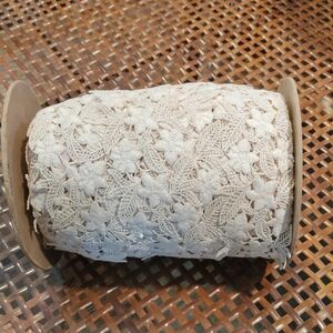 Cream Floral Lace Trim